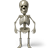 Standing Skeleton Icon 48x48 png